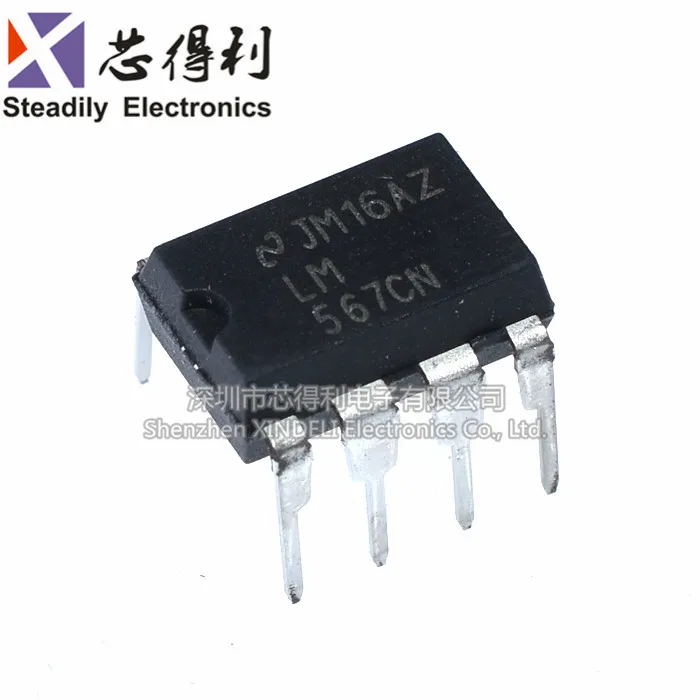 10 шт./лот Новый Lm567 Lm567cn Dip-8 интерфейс-телекоммуникационный голосовой декодер