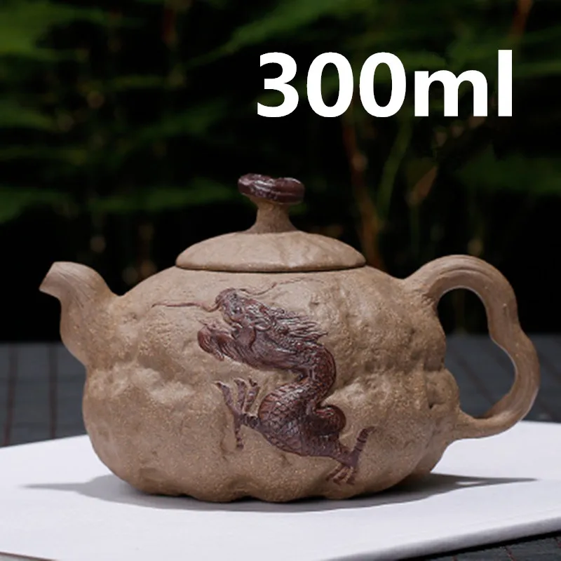 Китайский керамический чайник Исин Zisha глина Gongfu Чайный сервиз фарфор чайник 300 мл Высокое качество новое поступление с подарочной коробкой