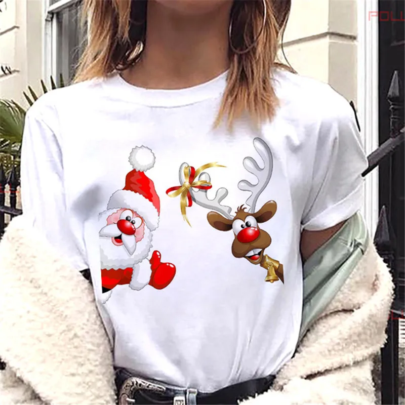 New Womens Christmas Tshirts Fashion 