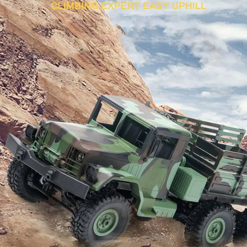 

6WD RC Crawler Car 2.4G Remote Control Big Foot Off-road Crawler Military Vehicle Model RTR Toy For Kids Gift MN-77
