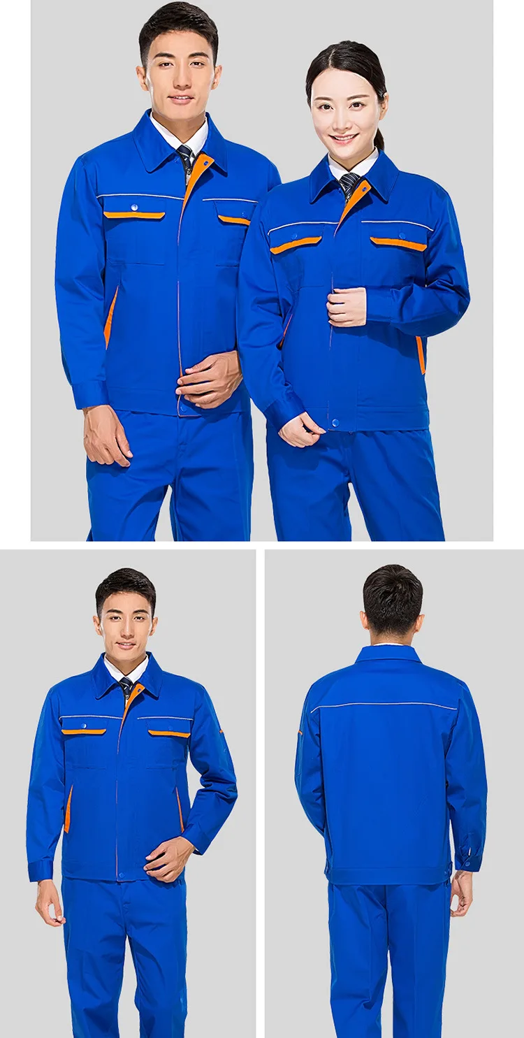 

Long-sleeved Overall Suit Men's Wear-Resistant Spring Autumn Winter Clothing Factory Tops Auto Repair Electric Welding Workwear