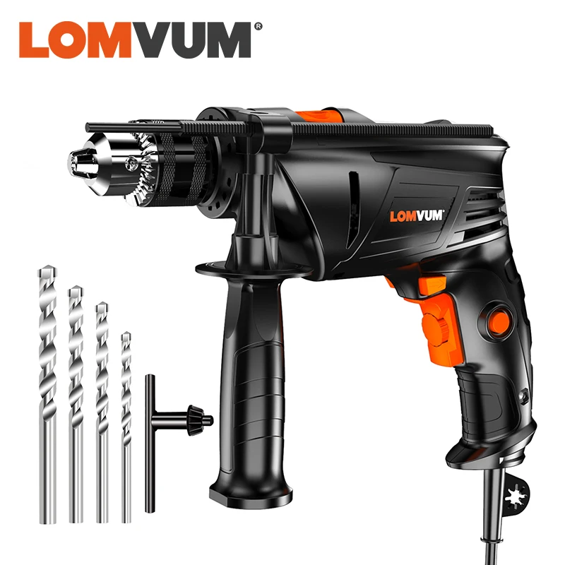 LOMVUM 810 Вт электрический молоток домашние электроинструменты ударная дрель AC