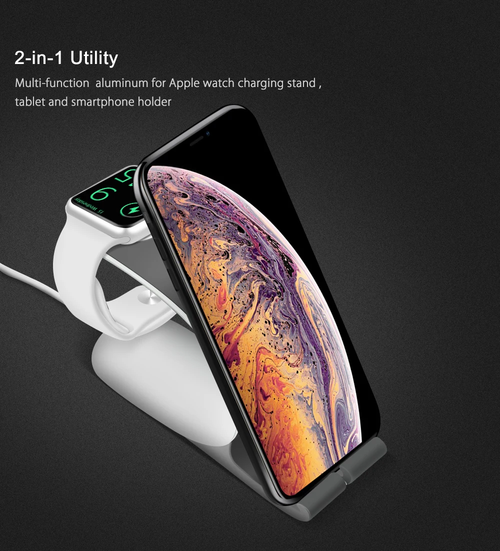 Timethinker часы 4 зарядное устройство подставка держатель для Apple Watch 4 кронштейн зарядная подставка для Apple Watch 1 2 3 4 умные часы для IPhone