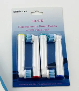 

2 packs/8 pcs EB-17D for ORal B Electric Tooth brush Heads Replacement for Braun Oral B Teeth Clean