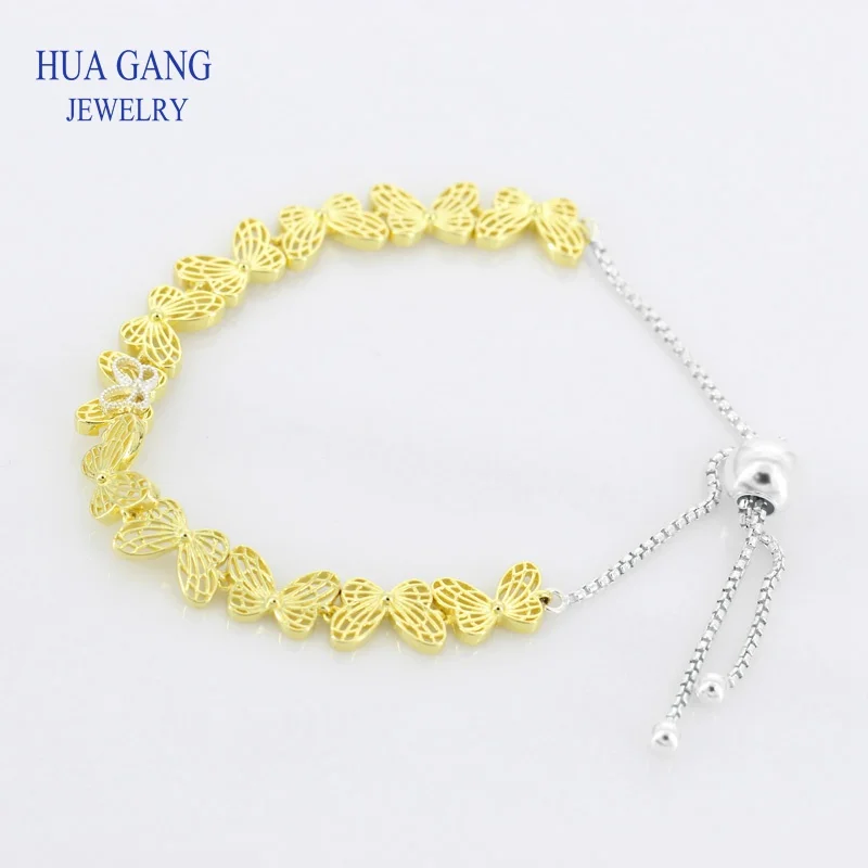 Высокое качество, Стерлинговое Серебро 925 пробы, полый браслет с бабочкой, милый, сладкий, темперамент, Женские Ювелирные изделия, подходит для девушки