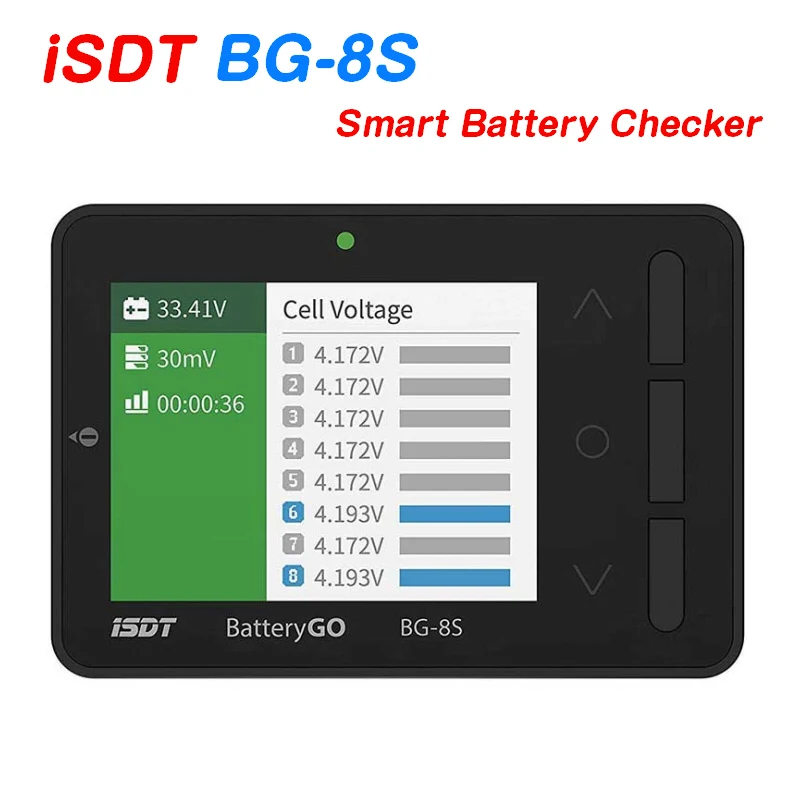ISDT BattGo BG-8S Smart Battery Checker Balancer Receiver Signal Tester Quick Charge Function battery charger