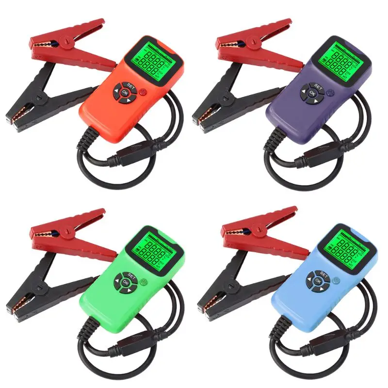 Цифровой тестер автомобильной батареи 12 В Автомобильный анализатор с