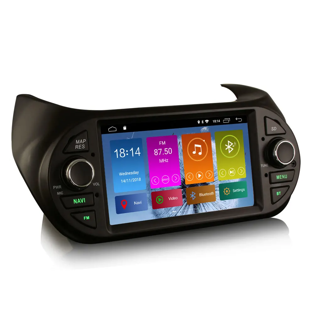 7 &quotчетырехъядерный Android 10 0 OS автомобильный мультимедийный навигатор GPS радио