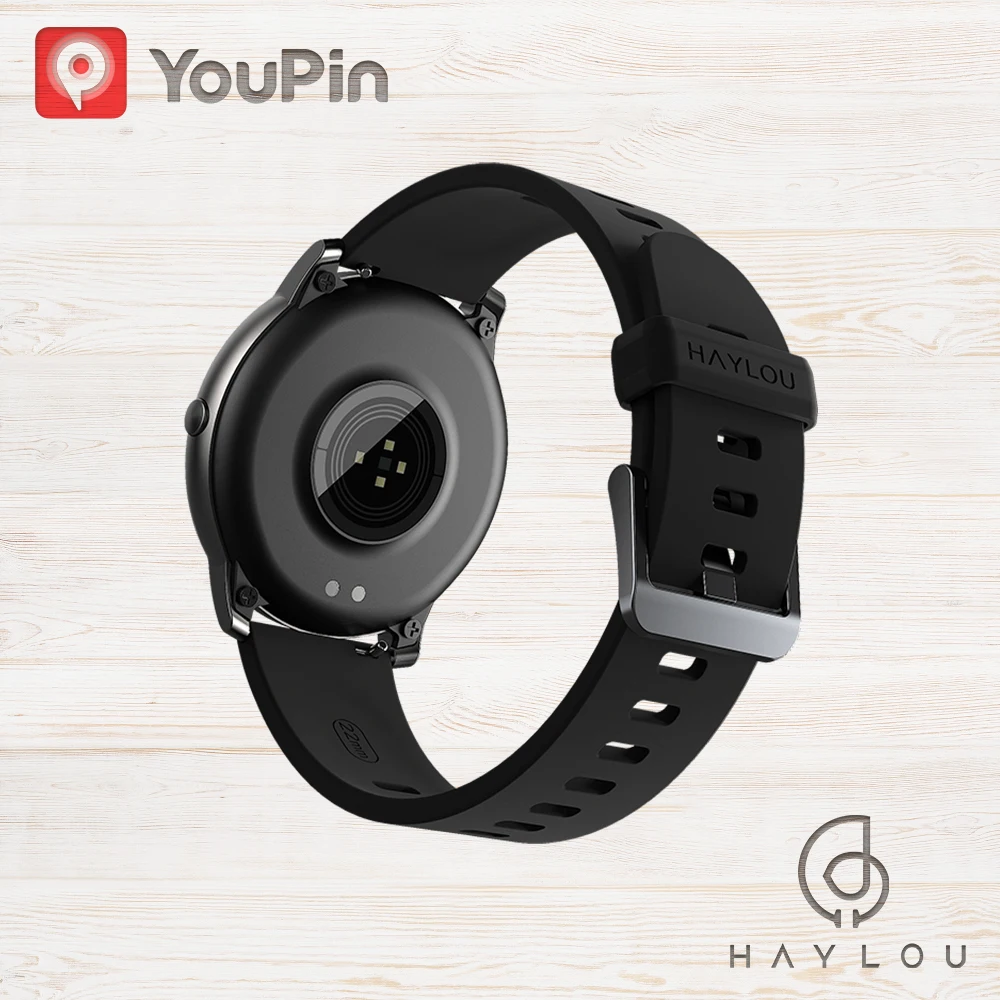 YouPin Haylou Solar LS05 Smart Watch Sport Metal Case Heart Rate Sleep Monitor IP68 Waterproof 30 Day Battery iOS Android Global