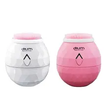 Ультразвуковая Очищающая щетка для лица USB Электрический скруббер массажер для лица Инструменты для красоты T4MB