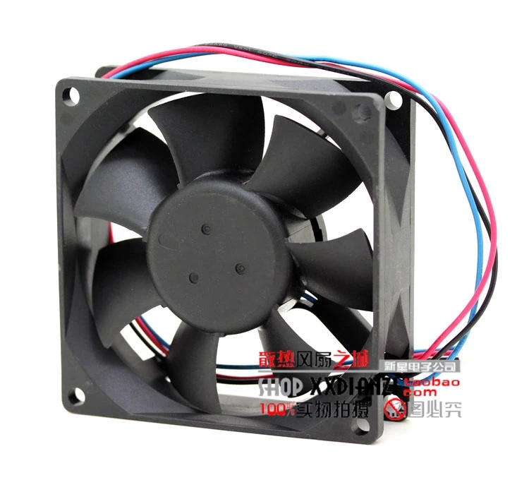 Новые 8 см AFB0812L 8025 0.12A Процессор 12 в источник электропитания Chassis вентилятор для ПК