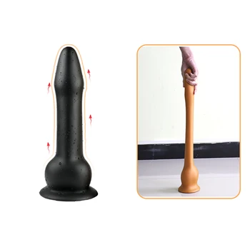 Soft Long Anal Plug Dildo Huge Butt Plug With Suction Cup Adult Erotic Sex Toys for Woman Men Prostate Massgae Big Anus Dilator