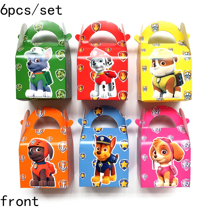 

6pcs Paw Patrol Cake Card Fruit Plug-in Children Birthday Party Supplies Plugin Puppy Patrol Birthday Toys for Children