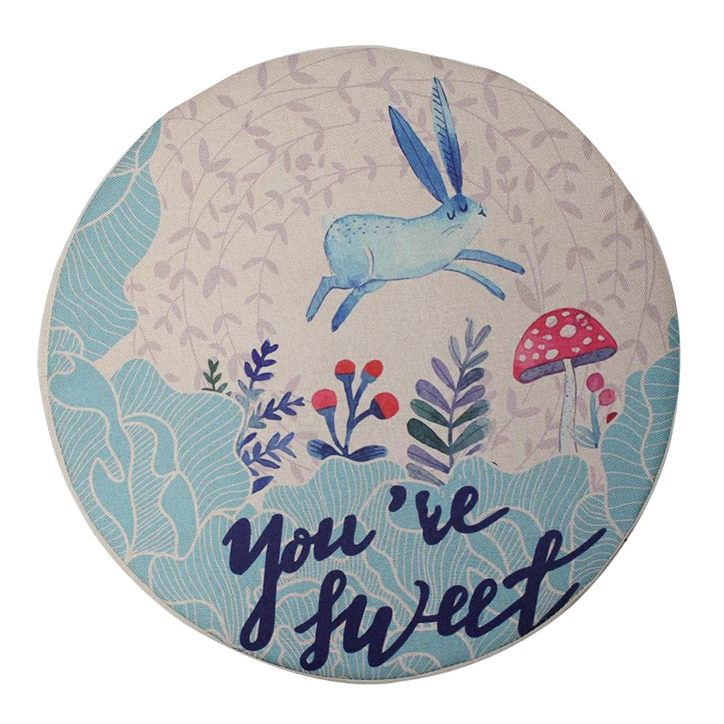 Dream Rabbit Милые животные стиль Детское сиденье наволочка 14 дюймов детские подушки - Цвет: Dream Rabbit