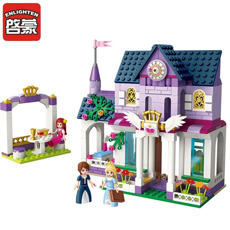

Enlighten Girls Educational Building blocks stacking Bricks Toy For Children Gift Princess College Compatible Legoingly Friends