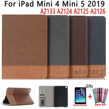 

Leather Case for iPad Mini 2019 4 5 MIni4 MIni5 7.9 Cover Smart Auto Sleep Wake Shockproof Flip Wallet Tablet Shell