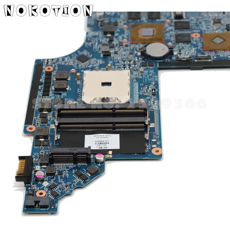 NOKOTION 650854-001 665284-001 665281-001 аккумулятор большой емкости для hp павильон DV6 DV6-6000 ноутбук материнская плата Гнездо FS1 DDR3 HD6750 1 Гб