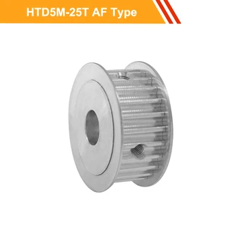 

5M 25T Timing Pulley HTD5M Type Toothed Pulley Wheel 16mm/21mm/27mm Belt Width 8/10/12/14/15/20/25mm Bore Gear Belt Pulley