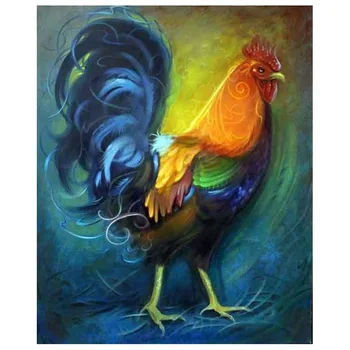 

Diy Diamond Painting Chicken Square Full 3D Cross Stitch Picture Rhinestone Diamond Embroidery Handmade Needlework