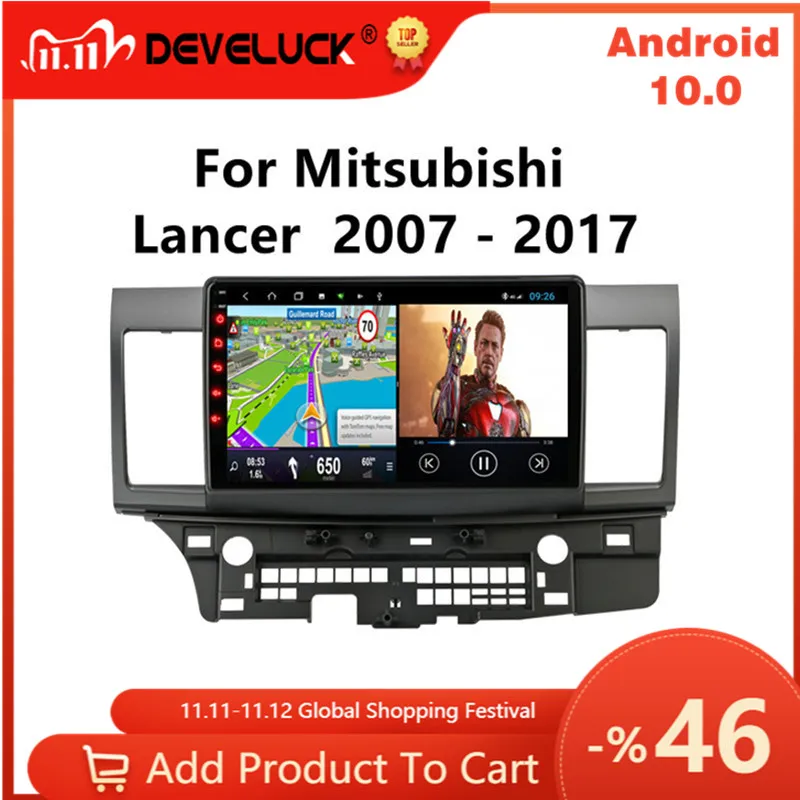 PROD 1005002561954203 Android 10 Car Radio Wifi 4G Net For Mitsubishi
Lancer 10 CY 2007 - 2017 Multimedia Video Player 2 din Navigation GPS
Stereo DVD