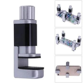 

4pcs Adjustable Metal + Plastic + Rubber Clip Fixture LCD Screen Fastening Clamp For Iphone Samsung iPad Tablet Cell Phone Repai