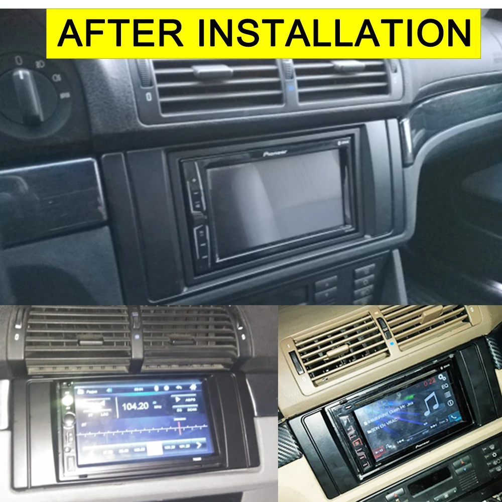 BMW 5 ø E53 X5 E39  CD DVD GPS ׷ ÷̾ г  Ʈ Ʈ ŰƮ ѷ    Double 2 Din Fascia
