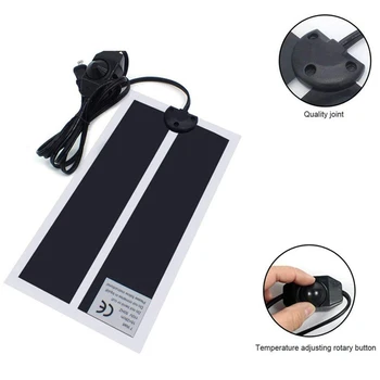 

5-28W Heating Warm Pad Adjustable Temperature Controller Incubator Mat Tools Terrarium Reptiles Heating Mat Pet Products 1