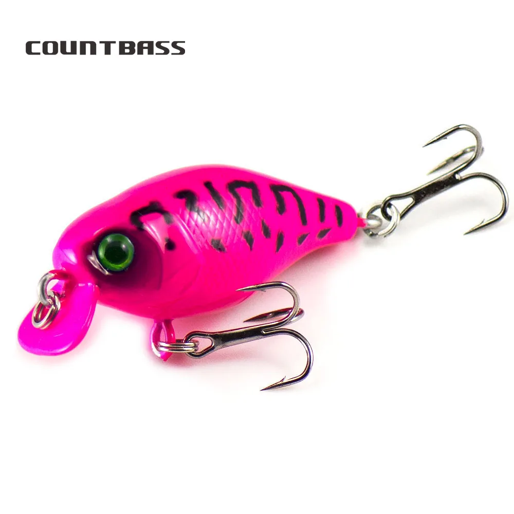 1pc, Crank Bait Plastic Hard Lures 38mm, Fishing Baits, Crankbait
