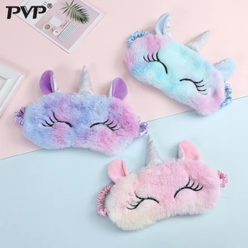 

1PCS Plush Anime Sleeping Eye Mask Cute Kids Sleep Mask Cartoon 3D Eye Cover Eye Blindfolds Travel Eye Band Shade Rest Eyepatch