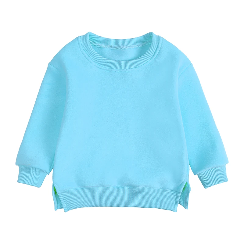 2026 Neuheit Baby Jungen Mädchen Kleidung Kinder Sweatshirt Warmes Fleece Einfarbig Bequemes Oberteil für Kinderjacken Lässige Outfits – Detail 18