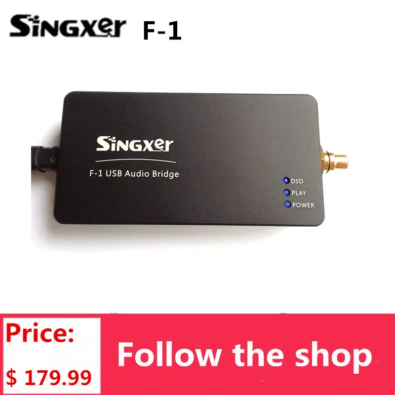 

Модуль SINGXER F-1 XMOS Цифровой интерфейс USB с чипом XU208, улучшенная версия U8 с алюминиевым защитным чехлом CNC