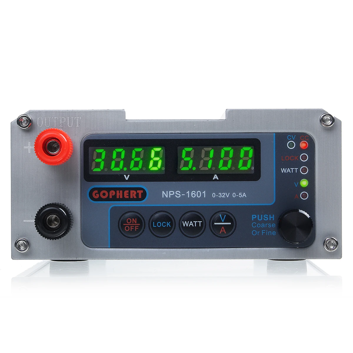 NEW NPS-1601 CPS-3205 3205II Mini Adjustable Digital Switch DC Power Supply With WATT Lock Function 0.001A 0.01V 32V 30V 5A