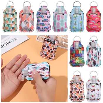 

1 PC 30ml Cream Lotion Containers Bottles Keychain Hand Sanitizer Flip Cap Bottle Keychain Home Travel Makeup Tool Accessories