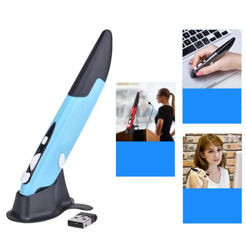

2.4g Wireless Computer Stylus Mouse Pen Creative Vertical Tablet PC Laptop Pen
