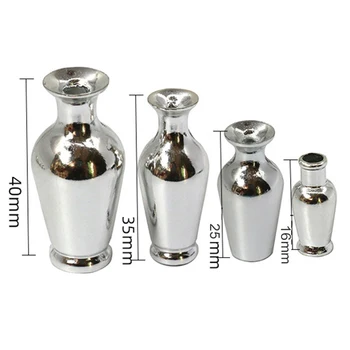 

Toy Vase Background Model 20pcs Sand Table Building Model Material DIY Technology Model Material Silver Plated Crafts