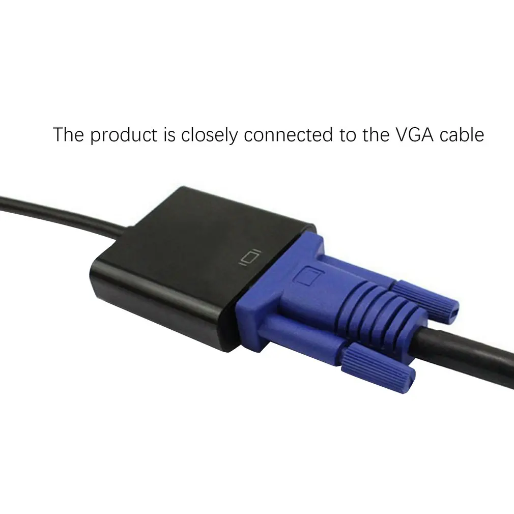  Premium Hdmi Al Convertitore Del Vga Adapter + 3.5 Mm Audio Martinetti Full Hd 1080P Del Convertito