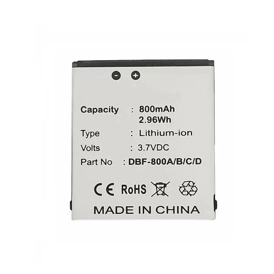 3.7V 800mAh Li-ion Battery Suitable for Doro PhoneEasy 626 520 606 mobile phone battery Rechargeable Replacement DBF-800A | Электроника
