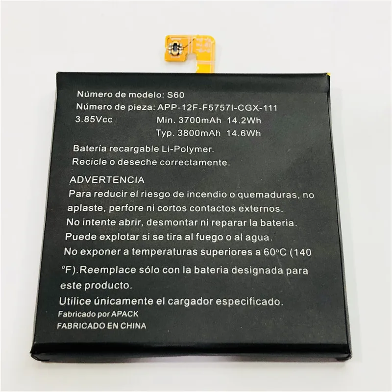 3,85 V 3800mAh для Cat S60 Batteria batterij Batteri