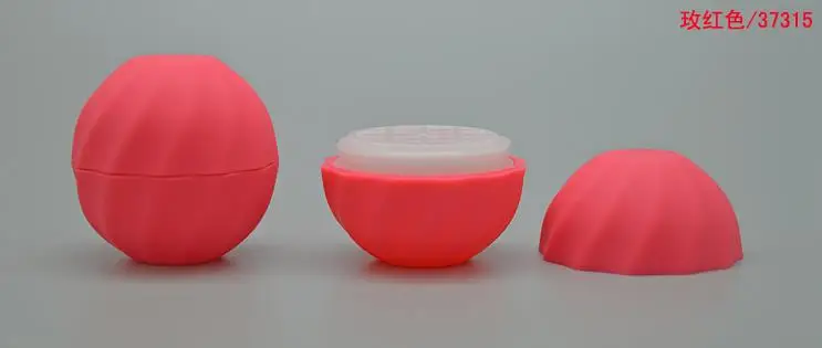 Model 6 7g Cosmetic Plastic Empty Lip Balm Storage Box, Colorful Ball Makeup Lipstick Lip Rouge Container Round Concealer Package - Цвет: Model 6
