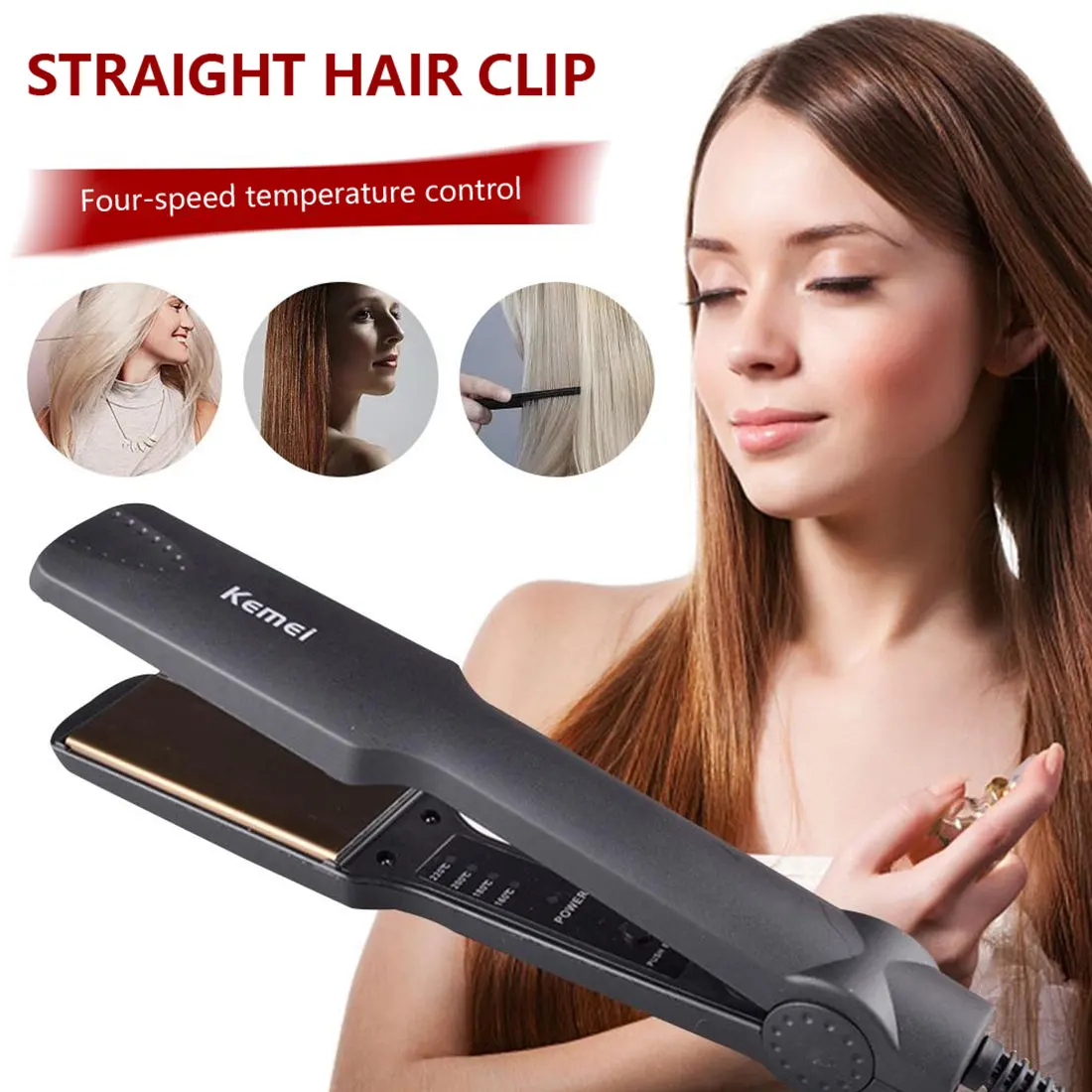 kemei hair straightener km 329
