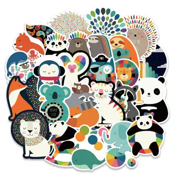 

100PCS/SET Graffiti Stickers Retro Animal Creative Cool Waterproof Sticker For Suitcase Laptop Bike Motorcycle Car Stickers
