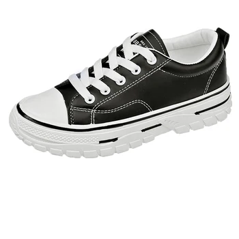 

Little white shoes women 2020 spring new wild net red board shoes ins single shoes British style black sports tide shoes