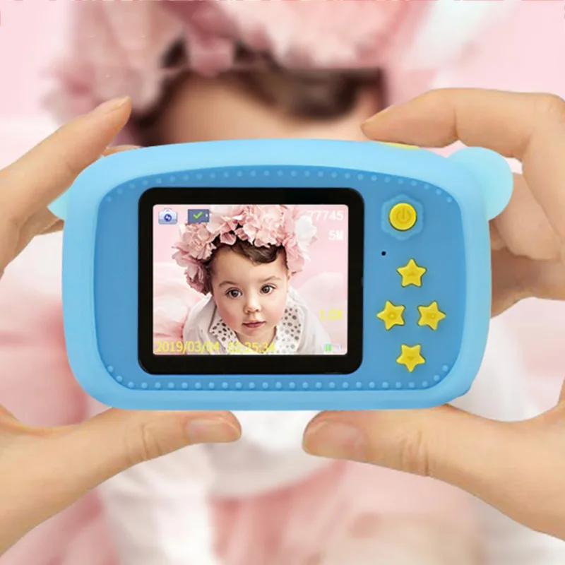 Детская мини-камера детские развивающие игрушки для детей детские подарки на день рождения Подарочная цифровая камера проекционная видеокамера с HD малыш
