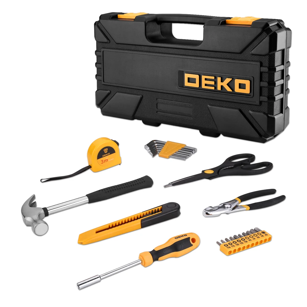 DEKO 62 Pcs Professional Car Repair Tool Set Auto Ratchet Spanner Screwdriver Socket Mechanics Tools Kit W/ Blow-Molding Box DEKO 62 Pcs Professional Car Repair Tool Set Auto Ratchet Spanner Screwdriver Socket Mechanics Tools Kit W/ Blow-Molding Box