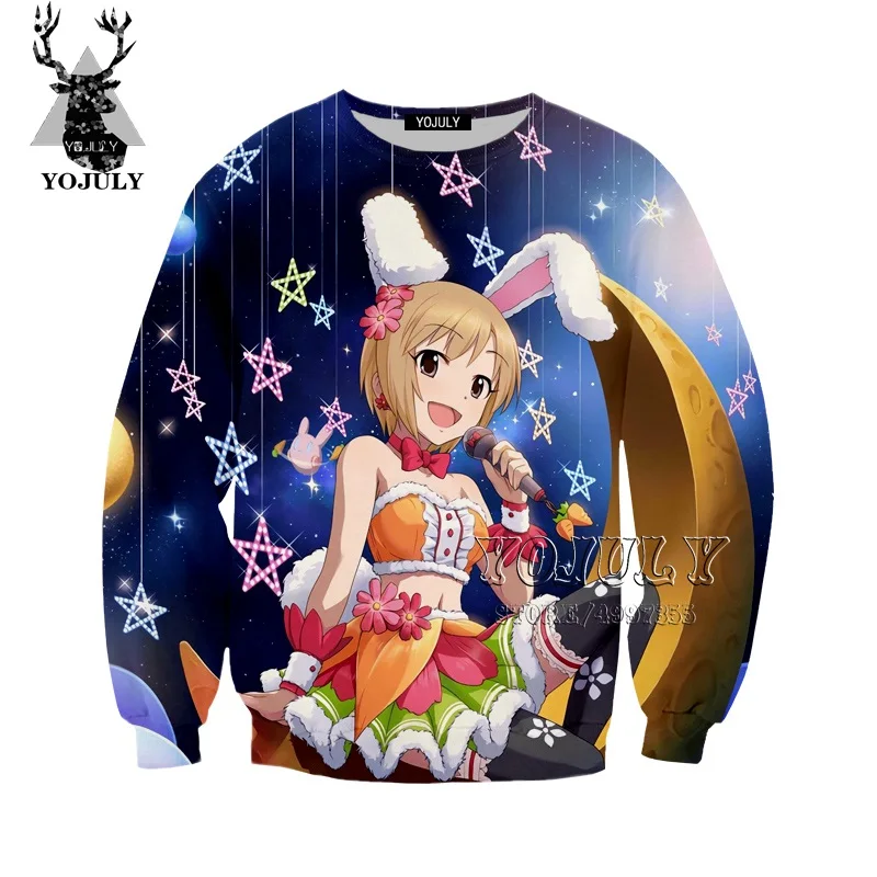 YOJULY Idol Master/Детская толстовка с 3D изображением Золушки для девочек; модная детская одежда для маленьких мальчиков и девочек-подростков в стиле хип-хоп; SW113 - Цвет: 20