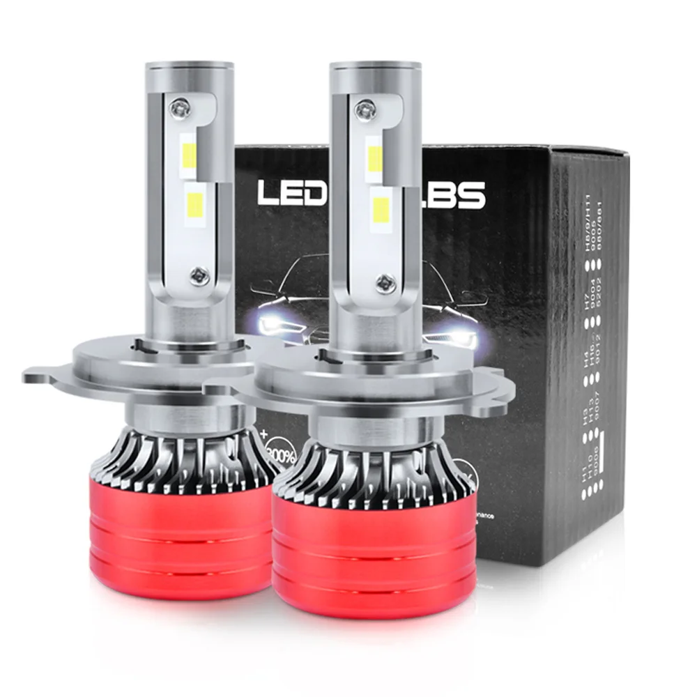 Muxall мини Canbus Lampada H4 H7 светодиодсветодиодный Автомобильные фары 4300 лм 6000K 8000K 9005 K