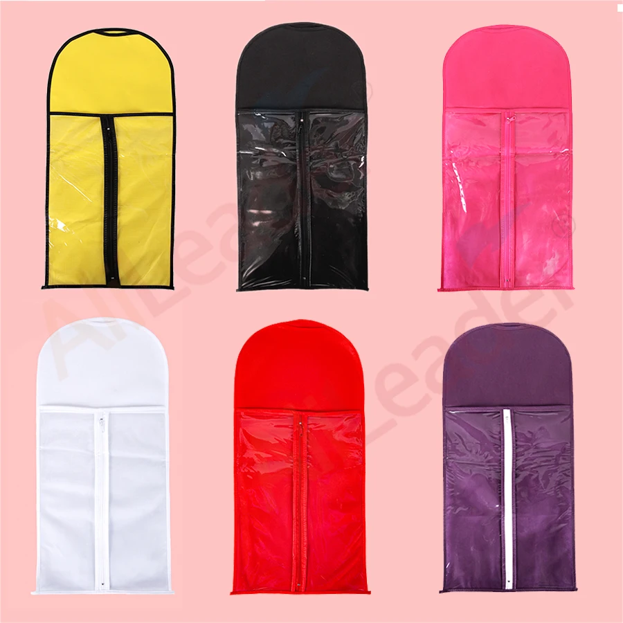 80CM 60CM Extra Long Wig Storage Bag and Hanger for Wigs Hair Extension Dust-proof Portable Suit Waterproof Storage Carrier Case