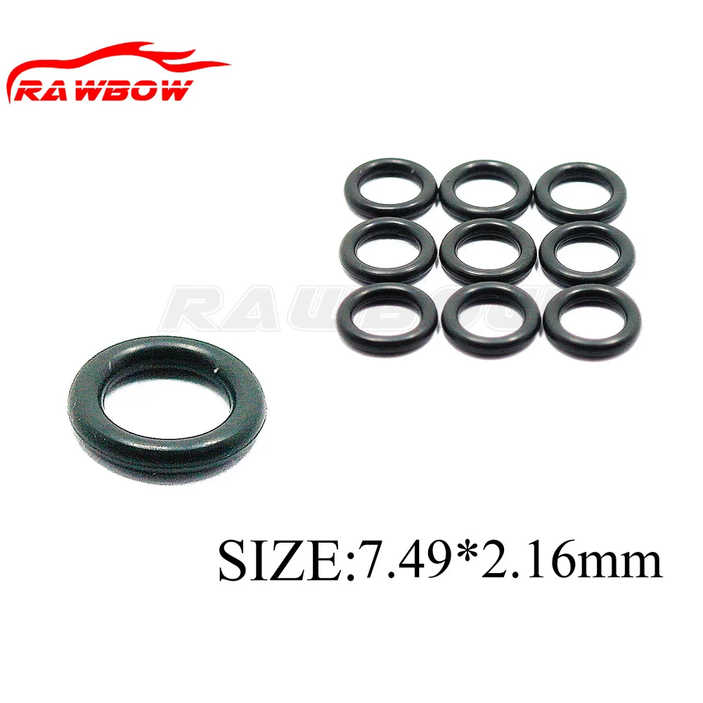 100PCS 100 PCS Size 7.49*2.16 Fuel Injector Rubber O Ring 21015 For Mazda - Цвет: 100PCS