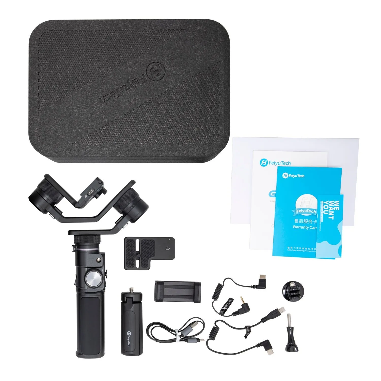 Feiyu G6 Max 3-осевой переносной карданный стабилизатор для Камера sony a7 series для Gopro 8/7/6/5 беззеркальных экшн Камера смартфон