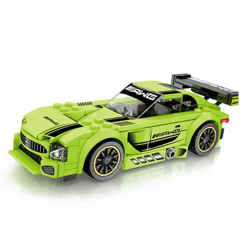 

DIY Racers Car Model building Blocks Assembled Racing Sport auto Car 189pcs Bricks Construction Toys For Children